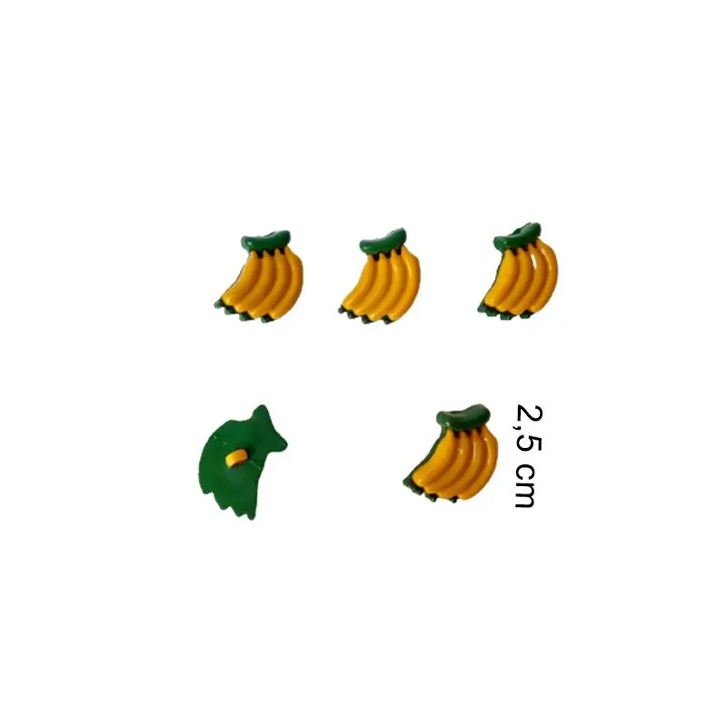 Empório do Eva - Botão Banana 2,5 cm