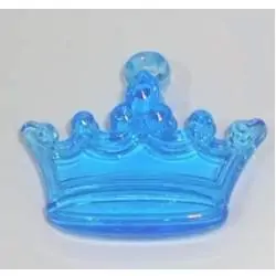 Empório do Eva - Coroa em Acrílico Azul Cristal
