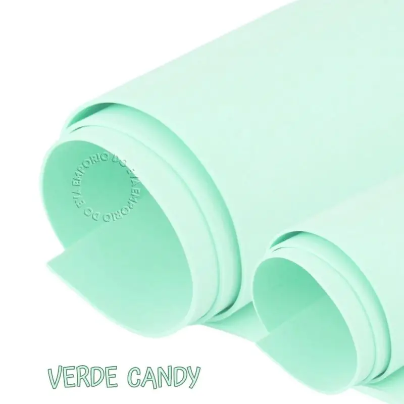 Empório do Eva - Eva Verde Candy 40 x 60 cm -10 folhas
