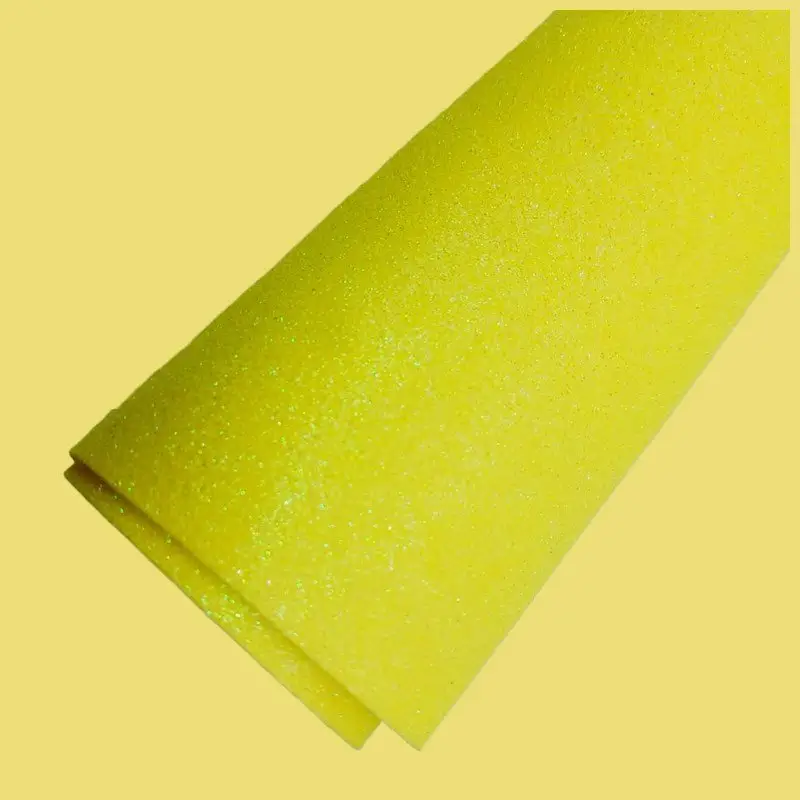 Empório do Eva - Eva Glitter Amarelo Neon - 5 folhas