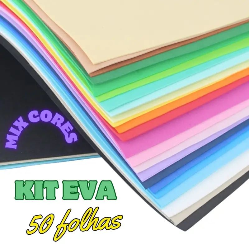 Empório do Eva - Kit Eva Liso 50 folhas 40 x 60 cm
